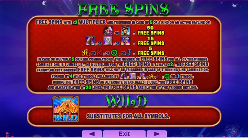 Freegames Online Slot Circus Brilliant