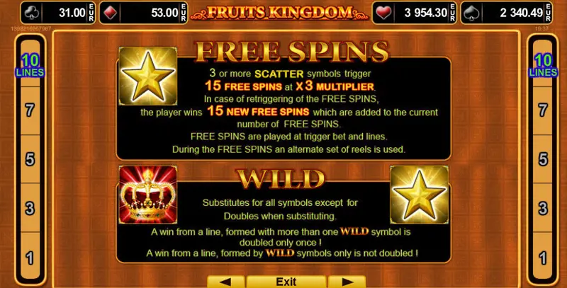 Uitleg Free Games Online Slot Fruits Kingdom