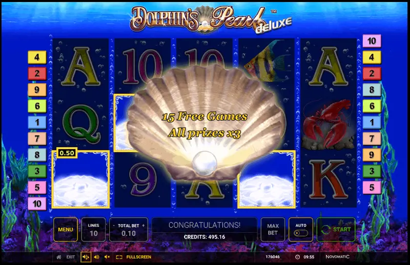 Dophins Pearl Deluxe Freespins