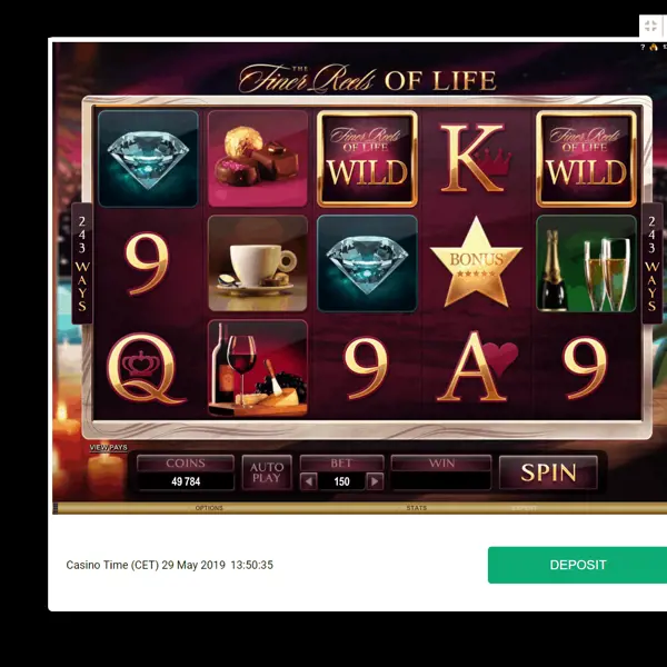 The Finer Reels Of Life No Bonus Casino Always 10 Casino Cashback Google Chrome 29 5 2019 13 50 38